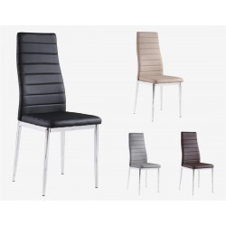 Monica faux leather dining chairs collection