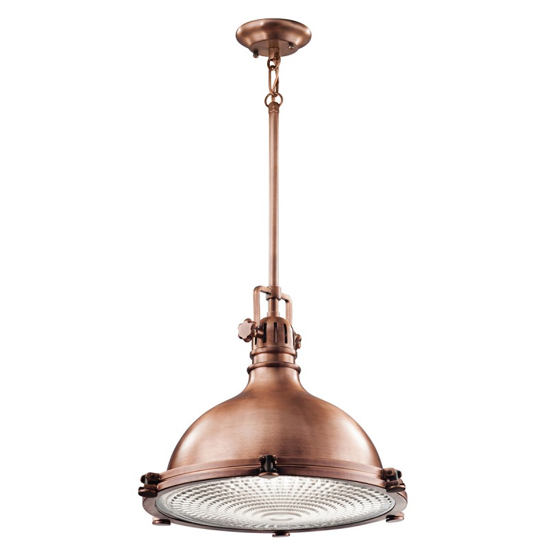 Medford Industrial Style Extra Large  Pendant Light Copper