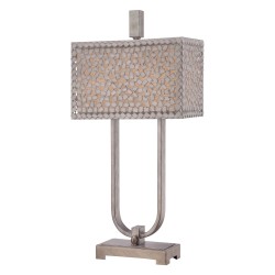 Kearny Silver Frame Table Lamp