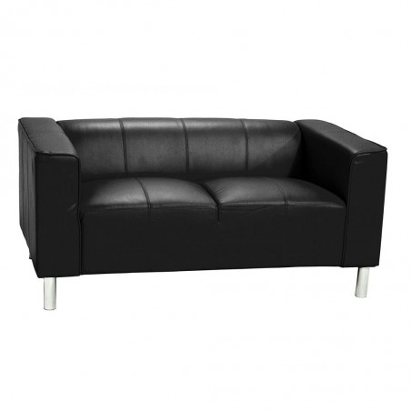 Plevna Compact 2 Seater Sofa - Black