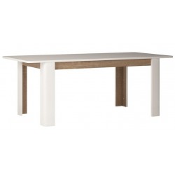 Charlton Extending Dining Table, extended angle view