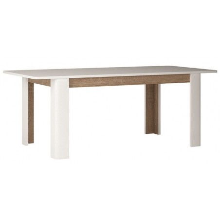 Charlton Extending Dining Table, extended angle view