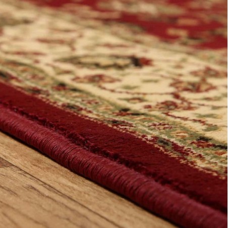 Sumy Bordered Rug - Red Edge Detail
