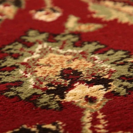 Sumy Bordered Rug - Red Pattern Detail