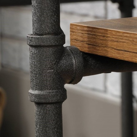 Plumsworth Industrial Style Desk Pipe & Fitting Detail