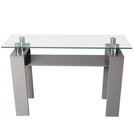 Rindt Glass & Gloss Console Table