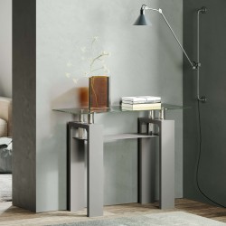 Rindt Glass & Gloss Console Table Mood Shot