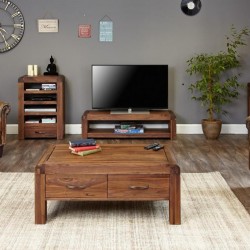 Salento small widescreen TV cabinet front room view