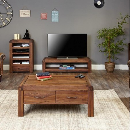 Salento small widescreen TV cabinet front room view