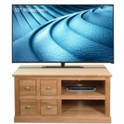 Teramo Oak Widescreen TV Cabinet