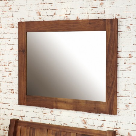 Panaro Medium Walnut Framed Mirror