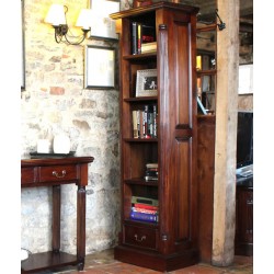 Forenza Tall One Drawer Mahogany Bookcase