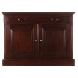 Forenza Compact Mahogany Office Hideaway front View