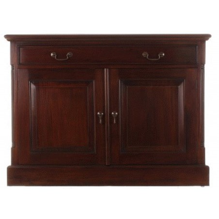 Forenza Compact Mahogany Office Hideaway front View