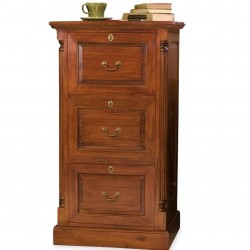 Forenza Multi Drawer Solid Mahogany Filing Cabinet