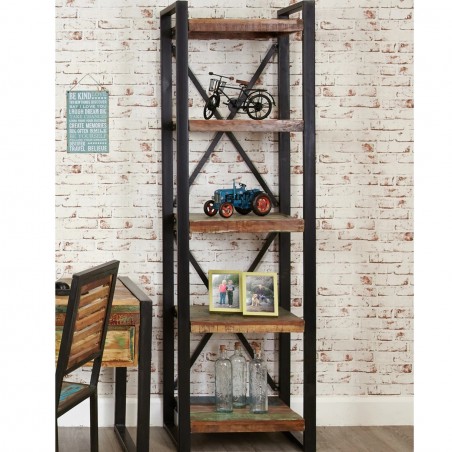 Akola Steel-Framed Alcove Bookcase