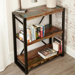 Akola Compact Salvaged Wood Bookcase
