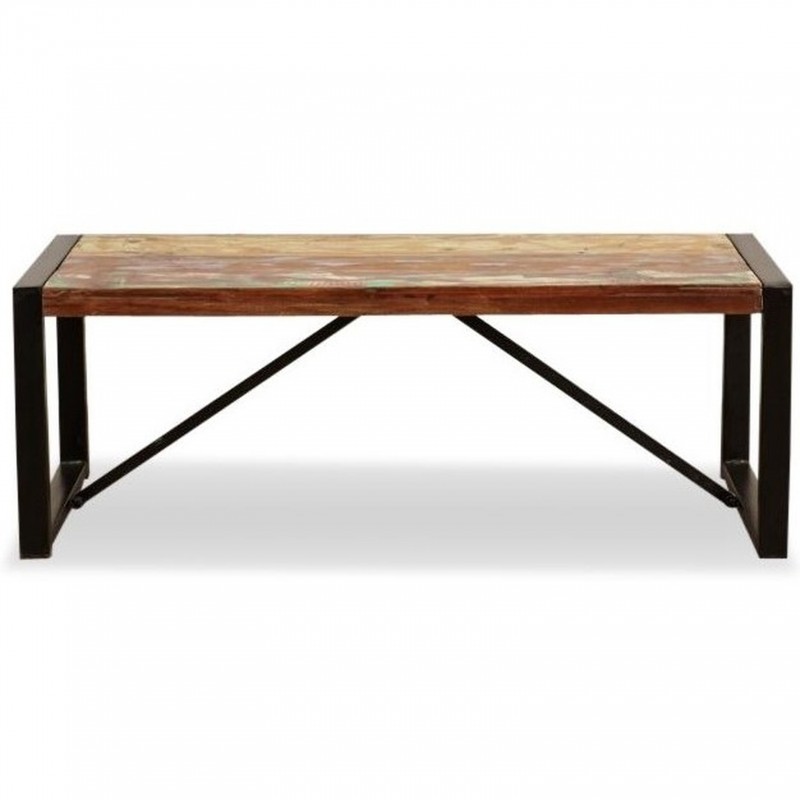 An image of Akola Small Reclaimed Wood Dining Bench