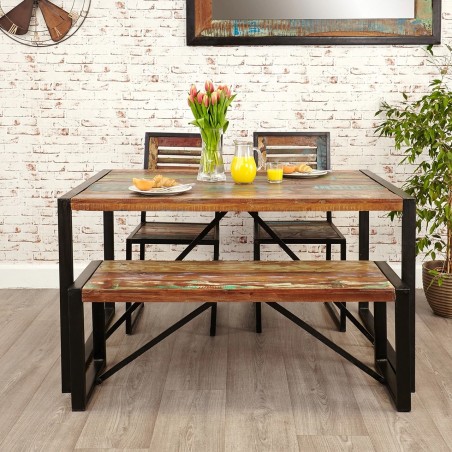 Akola Reclaimed Timber Dining Table