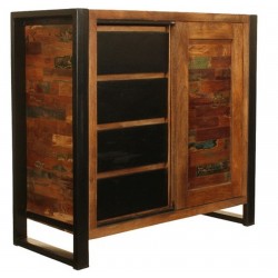 Akola Reclaimed Wood Lounge Storage Cupboard