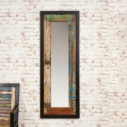Akola Medium Salvaged Timber Wall Mirror