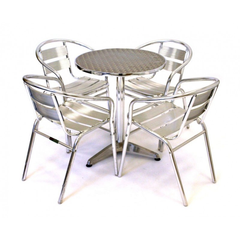 An image of Medusa Aluminium Outdoor Dining Set - 60cm