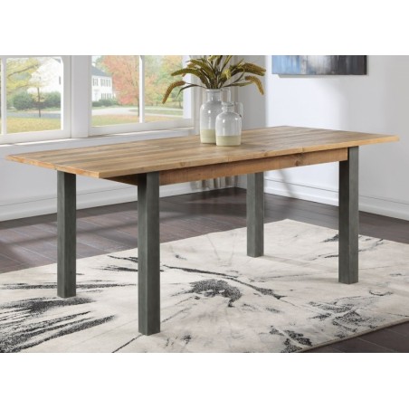 Urban Elegance Reclaimed Extending Dining Table Extended view