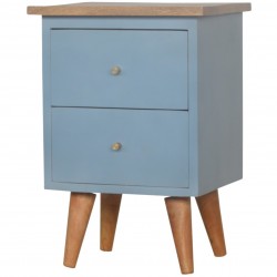 Skye Hand Painted  Bedside Unit - Angle View
