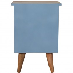 Skye Hand Painted  Bedside Unit - Rear View