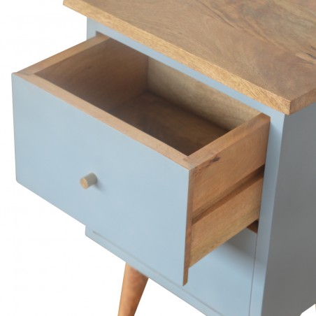 Skye Hand Painted  Bedside Unit -Open Drawer Detail