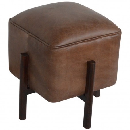 Orlando Leather Occasional Stool - overview