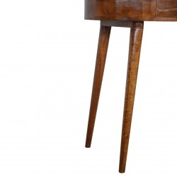 Small Rounded Console Table - Leg Detail
