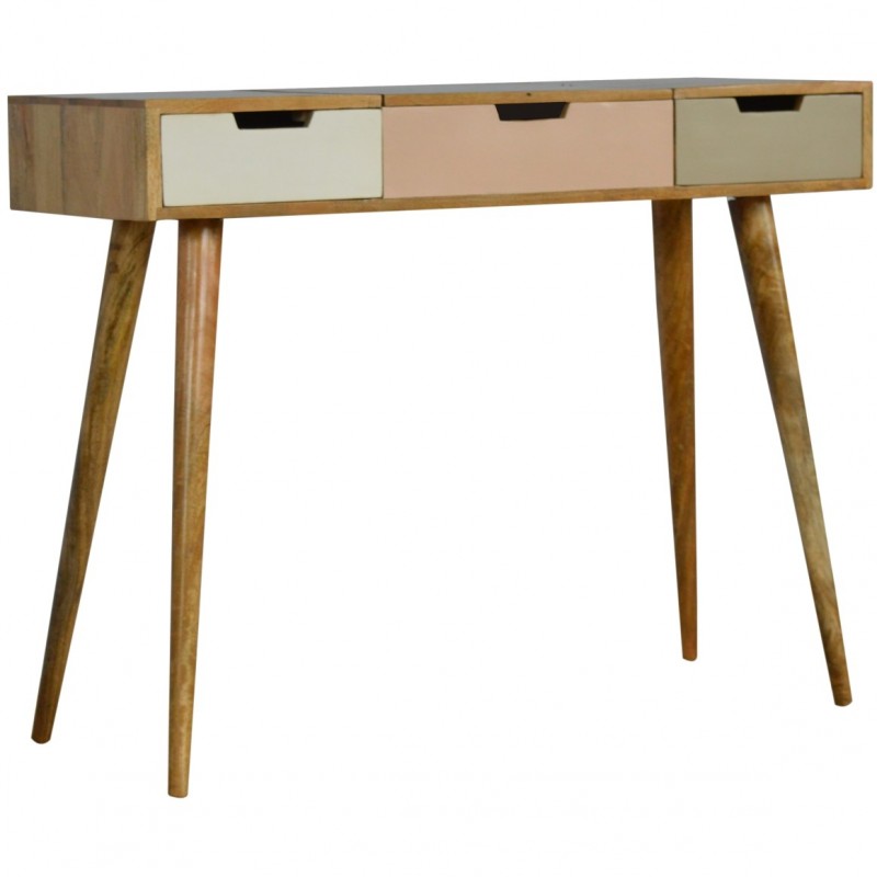 Yasuni Dressing Table with Foldable Mirror