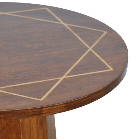District Geometric Side Table - Pattern Detail