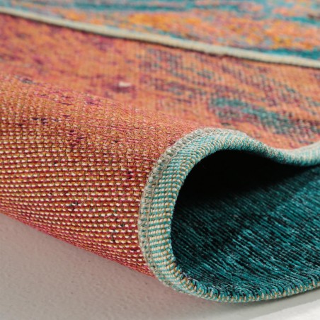 Mila Abstract Rug, Underside Detail
