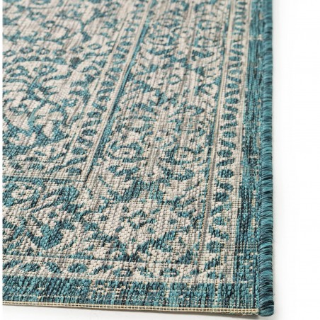 Sarria In- & Outdoor Rug - Blue Pile Detail