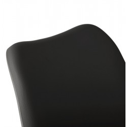 Vaskos Dining Chair Black Backseat