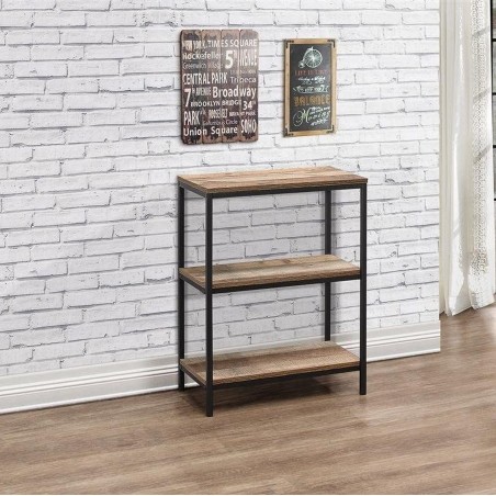 Camden Urban 3 Tier Bookcase mood angled view
