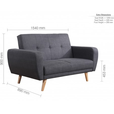 Grenofen Medium Sofa Bed Sofa Dimensions