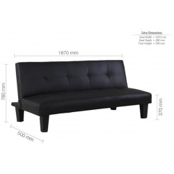 Meldon Sofa Bed  (Sofa Dimensions)