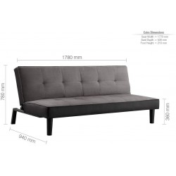 Harley Sofa Bed - (Sofa Dimensions)