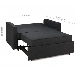 Otter Medium Sofa Bed - Dimensions