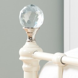 Jess Vintage Style Single Bed Finial Detail