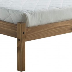 Palmetto Wooden Bed Frame Double Pine Leg Detail