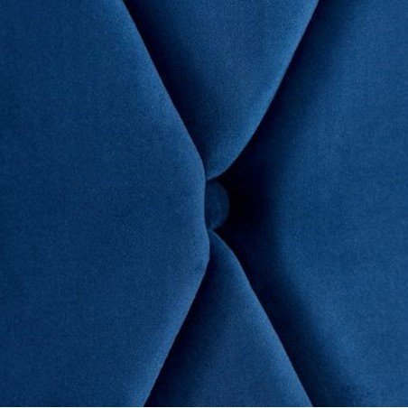 Loxley Velvet Bed - Blue Pattern Detail
