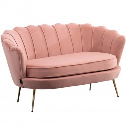 Ariel Two Seater Sofa - Coral