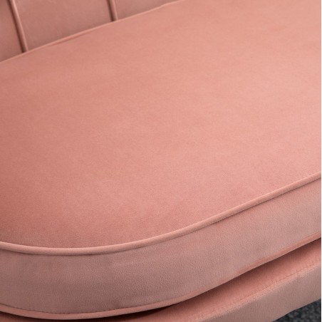 Ariel Two Seater Sofa - Coral Seat Detail