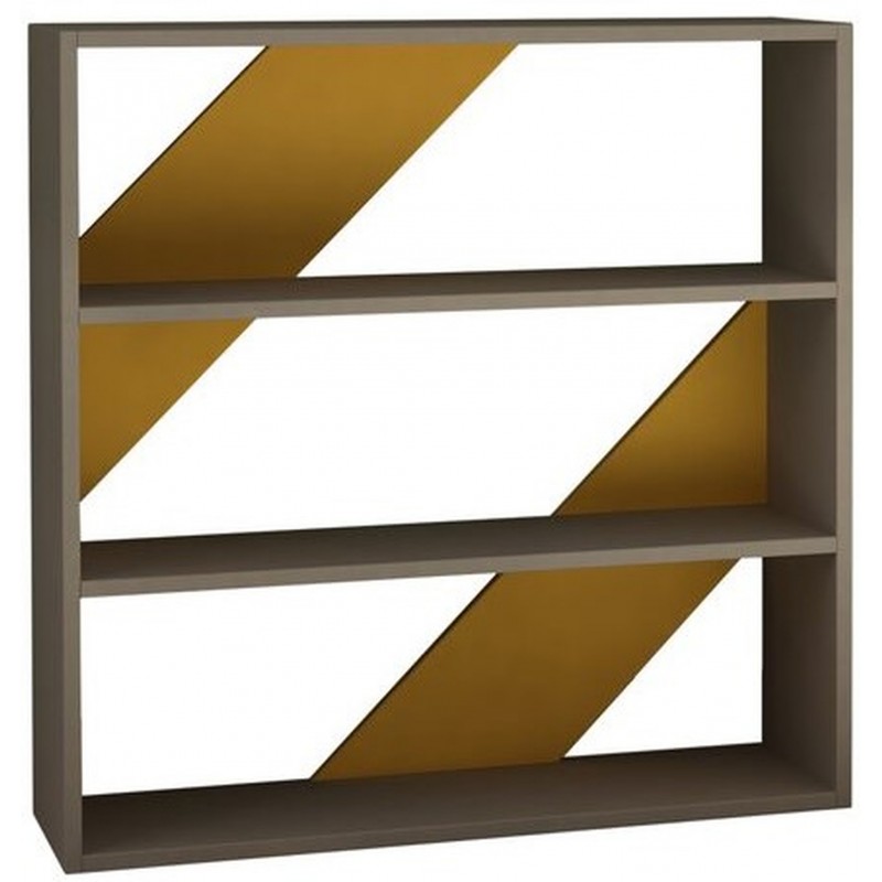 An image of Corto Bookcase - White and Ancient White