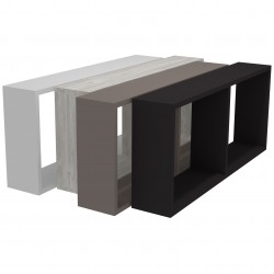 Caminar Nested Coffee Table White, Ancient White, Light Moca and Anthracite