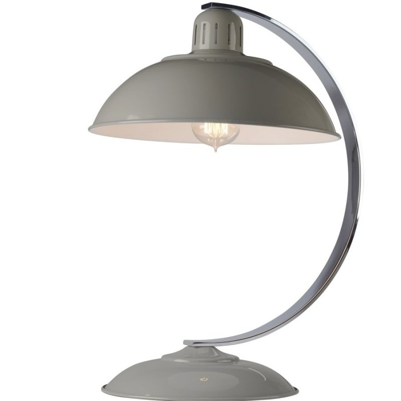 Mineola Retro Coloured Desk Lamp Grey